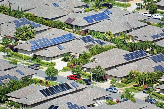 residential rooftop solar panels