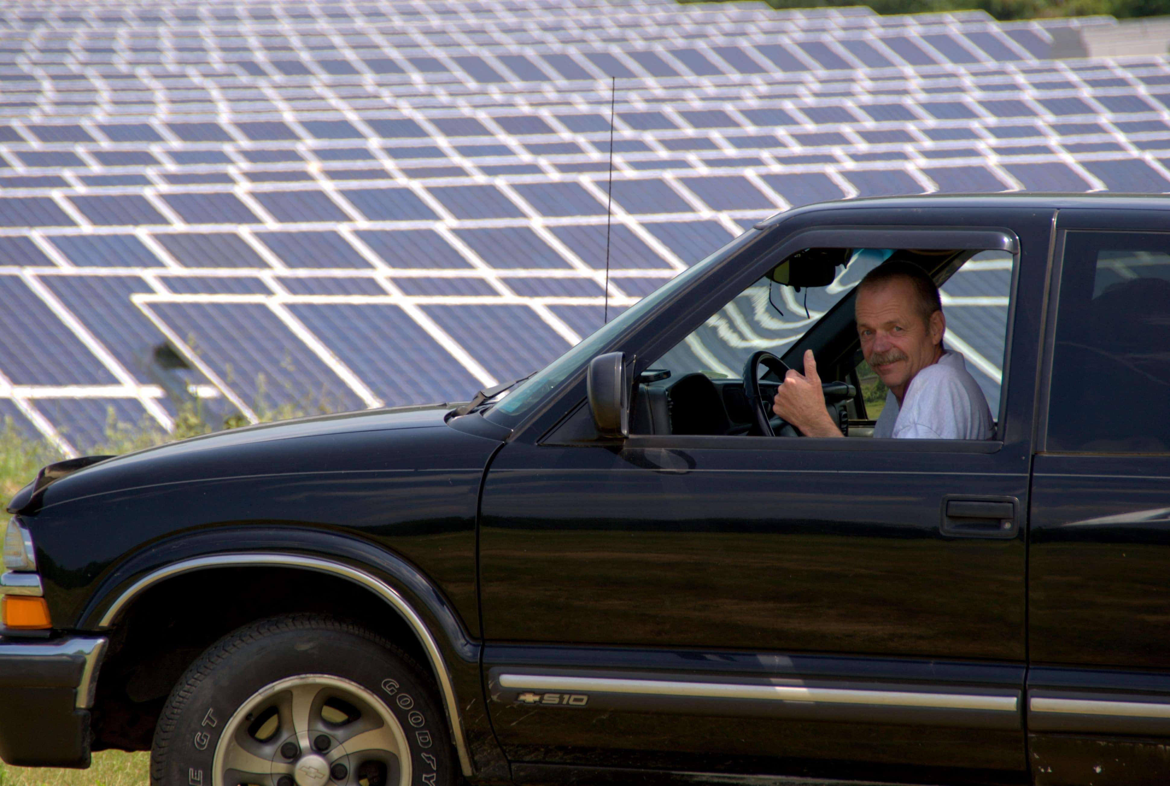 Ken Langevin landowner of Draper community solar farm